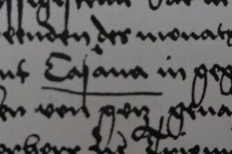 Handschrift aus dem Mittelalter